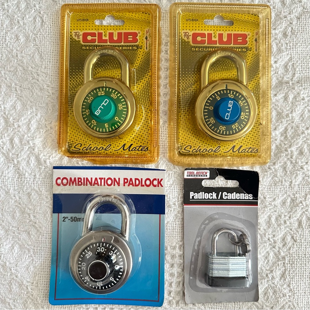 Set of 4 Locks
